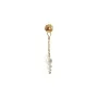 STINE A Jewelry Petit Pearl Berries Behind Ear Ørering Single Forgyldt Sølv 1311-02-S