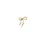 STINE A Jewelry Flow Bow Ørering Single Forgyldt Sølv 1343-02-S