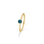 Mads Z Poetry Solitaire London Blue Ring Guld 1546051