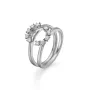 Mads Z Crown Tiara Ring Hvidguld 0,40 1641940