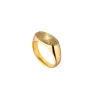 Jane Kønig Reflection Signet Blank Ring Forgyldt Sølv RSR01-G-AW2000_50