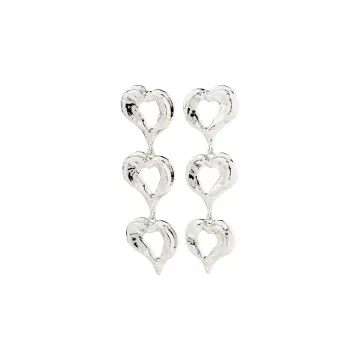 Pilgrim &Oslash;reringe til Dame udf&oslash;rt i Zink i en flot S&oslash;lv farve