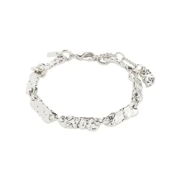 Pilgrim Armbånd til Herre, Dame udført i Messing, Zink i en flot Sølv farve