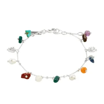 Pilgrim Armbånd til Dame udført i Messing, Zink i en flot Sølv farve