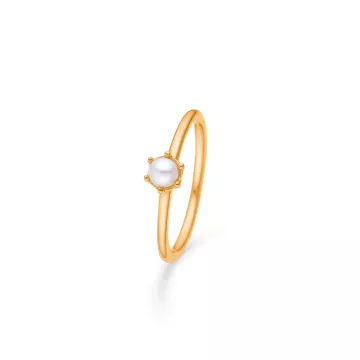 Mads Z Ring til Dame udført i Guld i en flot Guld farve