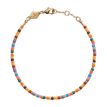 ANNI LU Armbånd til Dame udført i Messing i en flot Gul, Guld farve