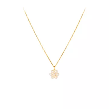 Pernille Corydon Halskæde til Dame udført i 925 Sterling Sølv i en flot Guld farve