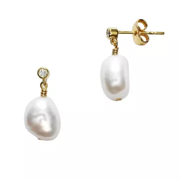 ANNI LU Øreringe til Dame udført i Messing i en flot Guld farve