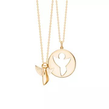 Mads Z Halskæde til Dame udført i 925 Sterling Sølv i en flot Guld farve