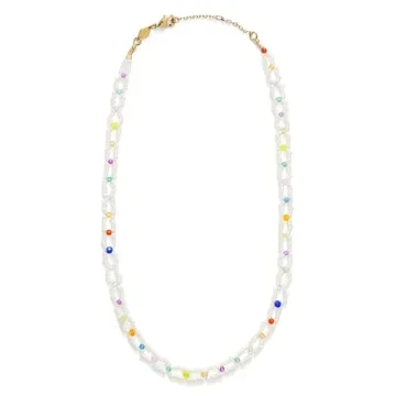 ANNI LU Halskæde til Dame udført i  i en flot Hvid farve