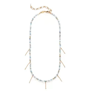 ANNI LU Halskæde til Dame udført i Messing i en flot Multi farve
