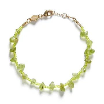 ANNI LU Armbånd til Dame udført i  i en flot Grøn farve