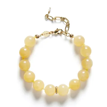 ANNI LU Armbånd til Dame udført i  i en flot Gul farve