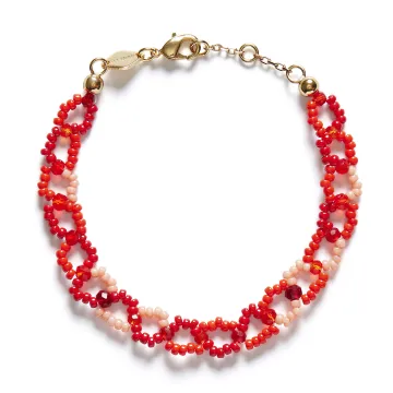 ANNI LU Armbånd til Dame udført i  i en flot Rød farve