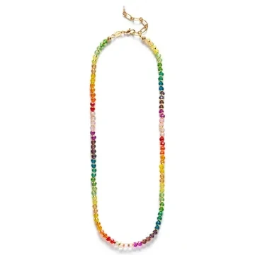 ANNI LU Halskæde til Dame udført i  i en flot Multi farve