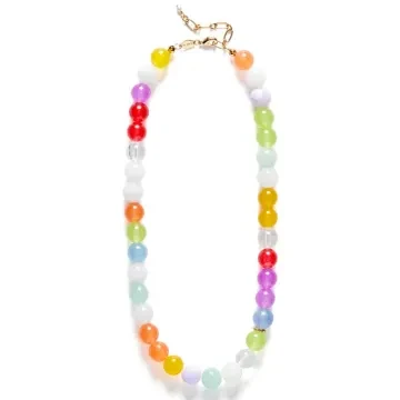 ANNI LU Halskæde til Dame udført i  i en flot Multi farve