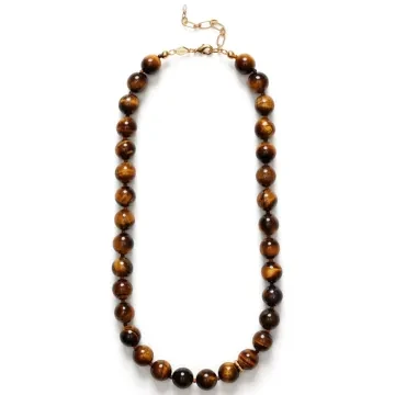 ANNI LU Halskæde til  udført i  i en flot Brun farve