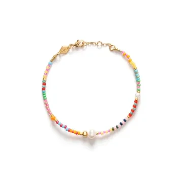 ANNI LU Armbånd til Dame udført i Messing i en flot Multi farve