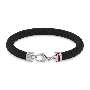 Tommy Hilfiger Armb&aring;nd til Herre udf&oslash;rt i Rustfrit st&aring;l i en flot Sort farve
