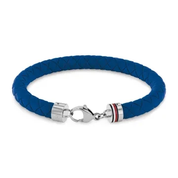 Tommy Hilfiger Armb&aring;nd til Herre udf&oslash;rt i Rustfrit st&aring;l i en flot Bl&aring; farve