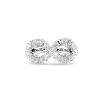 Swarovski Ring til Dame udf&oslash;rt i Rustfrit st&aring;l i en flot S&oslash;lv farve