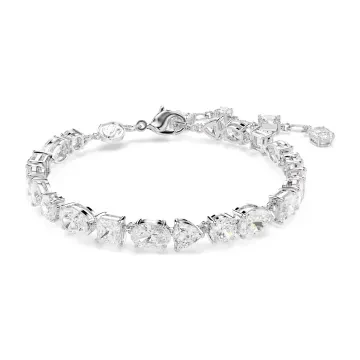 Swarovski Armbånd til Dame udført i Rustfrit stål i en flot Sølv farve