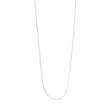 Pilgrim Halskæde til Dame udført i Messing i en flot Sølv farve