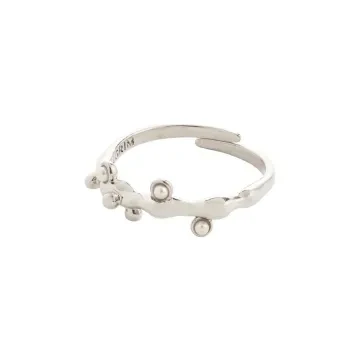 Pilgrim Ring til Dame udført i Messing i en flot Sølv farve