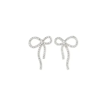 Pilgrim Øreringe til Dame udført i Zink i en flot Sølv farve