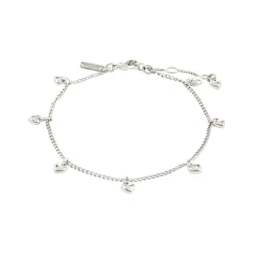 Pilgrim Armbånd til Dame udført i Messing i en flot Sølv farve