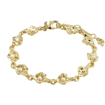 Pilgrim Armbånd til Herre, Dame udført i Guld i en flot Guld farve