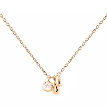 PDPAOLA Halskæde til Dame udført i 925 Sterling Sølv i en flot Guld farve