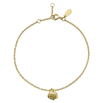 Maanesten Armbånd til Dame udført i 925 Sterling Sølv, Guld i en flot Sølv farve