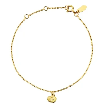 Maanesten Armbånd til Dame udført i 925 Sterling Sølv i en flot Guld farve