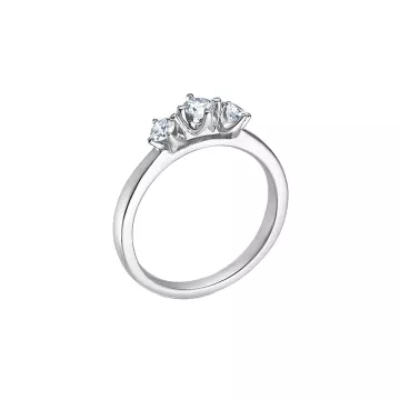 Mads Z Ring til Dame udført i Hvidguld i en flot Sølv farve