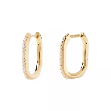 PDPAOLA Øreringe til Dame udført i 925 Sterling Sølv i en flot Guld farve