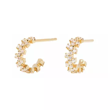 PDPAOLA Øreringe til Dame udført i 925 Sterling Sølv i en flot Guld farve