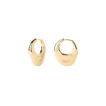 PDPAOLA Øreringe til Dame udført i 925 Sterling Sølv i en flot Guld farve