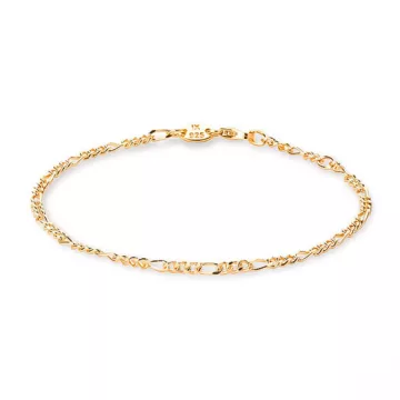 IX Studios Armbånd til Herre, Dame udført i 925 Sterling Sølv i en flot Guld farve