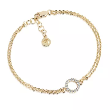 Sif Jakobs Armb&aring;nd til Dame udf&oslash;rt i 925 Sterling S&oslash;lv i en flot Guld farve