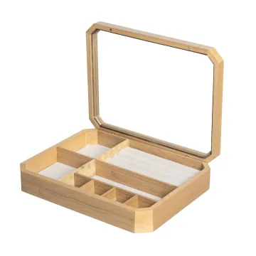 Blanca Smykkeskrin i Brun Træ som måler 