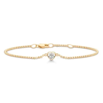 Julie Sandlau Armbånd til Dame udført i 925 Sterling Sølv i en flot Guld, Hvid farve