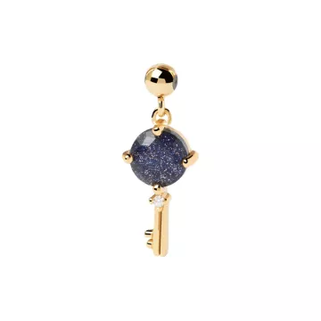 PDPAOLA Vedhæng til Dame udført i 925 Sterling Sølv i en flot Blå, Guld farve