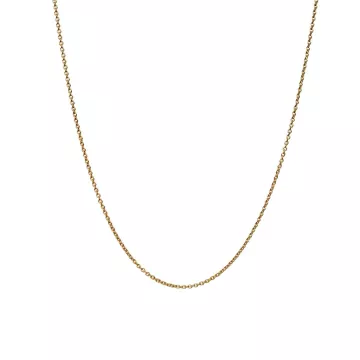 Maanesten Halskæde til Dame udført i 925 Sterling Sølv i en flot Guld farve