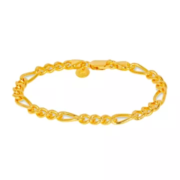 IX Studios Armbånd til Herre, Dame udført i 925 Sterling Sølv i en flot Guld farve