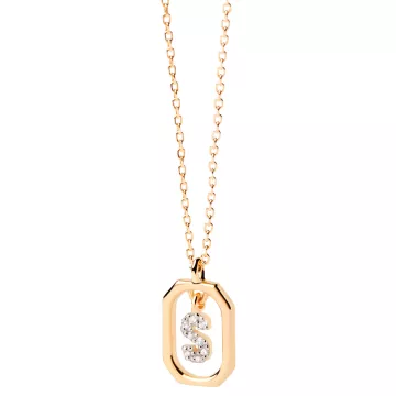 PDPAOLA Halskæde til Dame udført i 925 Sterling Sølv i en flot Guld farve