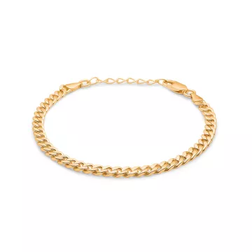 Avilé Jewelry Armbånd til Herre, Dame udført i 925 Sterling Sølv i en flot Guld farve