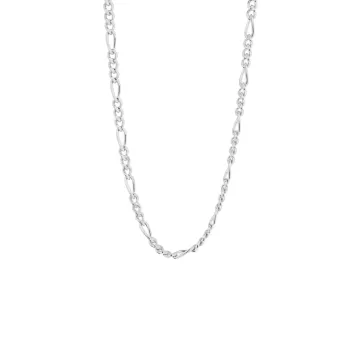 IX Studios Halskæde til Herre, Dame udført i 925 Sterling Sølv i en flot Sølv farve