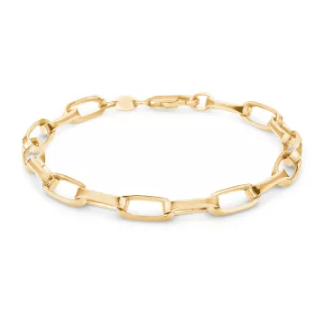 IX Studios Armbånd til Herre, Dame udført i 925 Sterling Sølv i en flot Guld farve