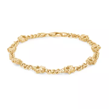 IX Studios Armbånd til Herre, Dame udført i 925 Sterling Sølv i en flot Guld farve